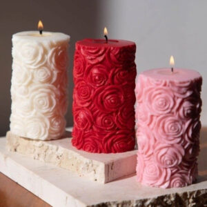 Siliconen Mal – Rond met rozen