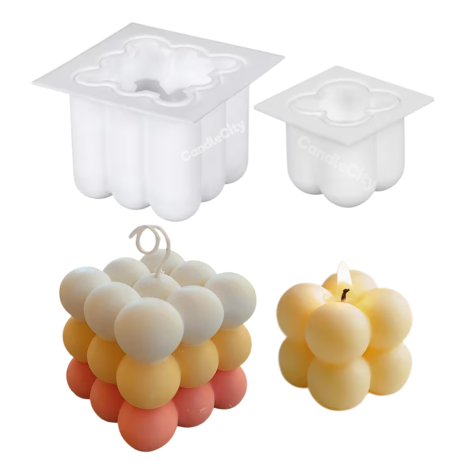 Siliconen bubbelkaars Mallen set