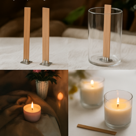 Houten Kaarslonten Set DIY Kaarsen Maken - Afbeelding 2