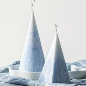 Siliconen Mallen Set (Kegel & Piramide) – Kaarsen Maken