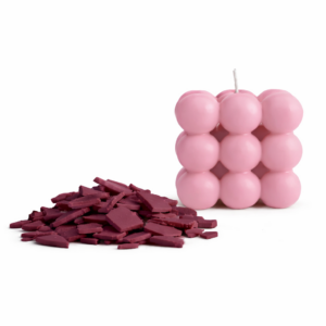 kleurvlokken voor kaarsen roze
