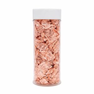 pot metallic vlokken rosé